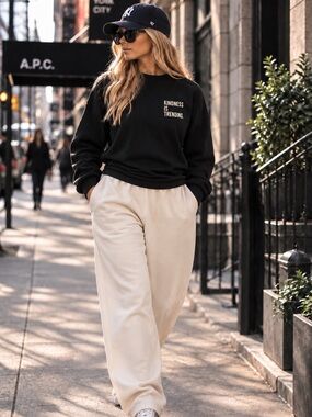 Long Sleeve T-Shirt Avail in L/XL/2X/3X Says Kindness Is Trending ⬇️ for PTP